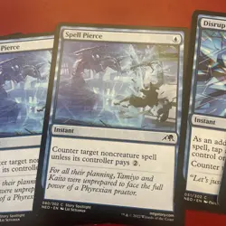 4x Spell Pierce,4x Disruption Protocol,4x Mirrorshell Crab-Kamigawa Neon Dynasty - Image 2