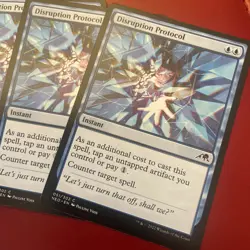 4x Spell Pierce,4x Disruption Protocol,4x Mirrorshell Crab-Kamigawa Neon Dynasty - Image 3