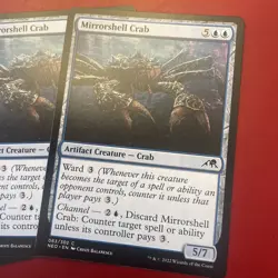 4x Spell Pierce,4x Disruption Protocol,4x Mirrorshell Crab-Kamigawa Neon Dynasty - Image 4