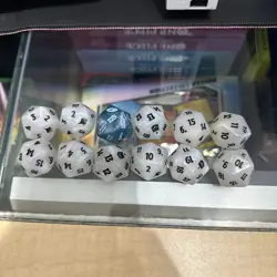 Magic the Gathering Final Fantasy D20 Spindown Die Crystal MTG Bundle Lot Of 12 - Image 1