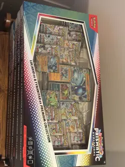 Pokemon TCG Prismatic Evolutions Lucario Ex + Tyranitar Ex Premium Collection - Image 2