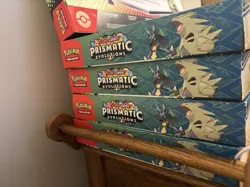 Pokemon TCG Prismatic Evolutions Lucario Ex + Tyranitar Ex Premium Collection - Image 4