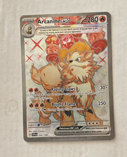 Arcanine ex 224/198 - Scarlet & Violet Base Set Pokemon TCG - Image 1