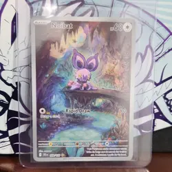 Pokemon TCG Noibat 169/159 Sv09 Journey Together Holo Illustration Rare 60 HP - Image 1