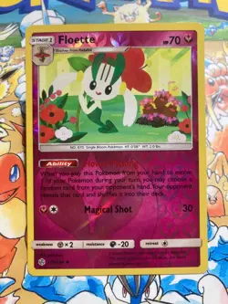 Floette 151/236 Uncommon Cosmic Eclipse Pokemon TCG Reverse Holo - Image 1