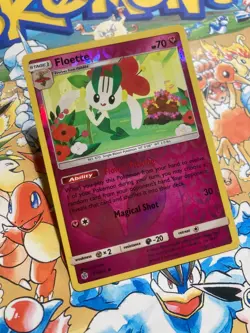 Floette 151/236 Uncommon Cosmic Eclipse Pokemon TCG Reverse Holo - Image 2