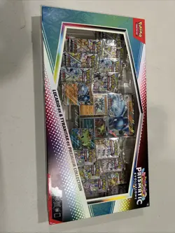 PRISMATIC EVOLUTIONS Lucario EX & Tyranitar EX Premium Collection Box Sam’s Club - Image 2