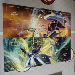 Pokemon Sun & Moon Ultra Prism Double Sided Poster Play Mat Toys R US Exclusive - Image 1