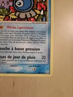 Morpheo Pluie Carte 23/101 Pokemon FR Ex Legendes Oubliees Rare 2005 - Image 3