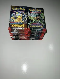 Pokemon Twilight Masquerade and Surging Sparks x36 Packs total Factory Sealed - Image 1
