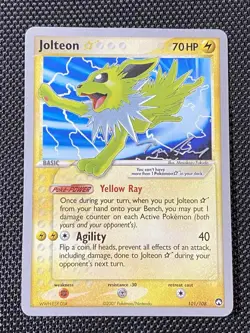Jolteon Gold Star 101/108 2007 World Championships Pokemon TCG NM - Image 1