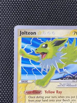 Jolteon Gold Star 101/108 2007 World Championships Pokemon TCG NM - Image 2