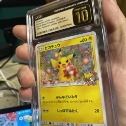Pristine 10 CGC Pikachu 224/Sm-p Holo - Pokemon Center 20th Anniversary Japanese - Image 2