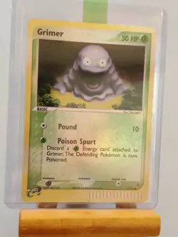 2003 POKEMON EX DRAGON SET GRIMER REVERSE HOLO CARD 57/97 - Image 1
