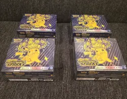 Surging Sparks ETB Elite Trainer Box Pokemon - FACTORY SEALED NEW Lot of 4 - Image 1