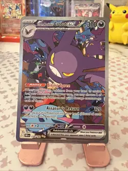 Pokemon TCG Team Rockets Crobat EX SIR Destined Rivals #234/182 NM - Image 1