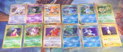 Japanese Pokemon Cards Lot 12 Neo Genesis Destiny Discovery Revelation HP Damage - Image 1