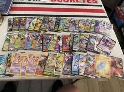 Pokemon Card Lot 145 Cards V, VSTAR, TRAINER, GOLD, FULL ART, EX, Radiant, Shiny - Image 1