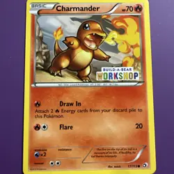 Charmander - 17/113 - Pokemon Legendary Treasures SEALED Build-A-Bear Promo NM - Image 1