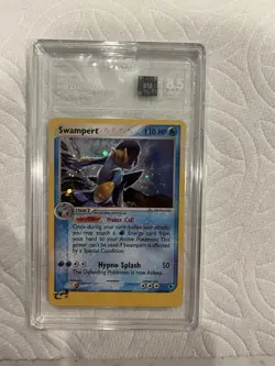 Pokemon Swampert 13/109 Holo Rare Card NM Condition Tag 8.5 Psa 9 - Image 1