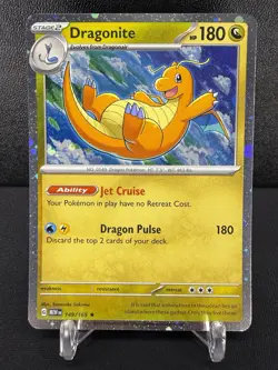 Pokemon Scarlet & Violet 151 Sam's Club Exclusive Dragonite 149/165 Cosmos Holo - Image 1
