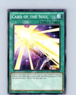 Yu-Gi-Oh TCG Card Of The Soul TDIL-EN068 1st Edition Regular Common Card NM - Image 1