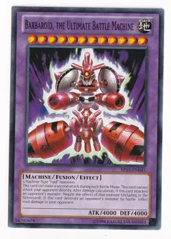 1x (LP) Barbaroid, the Ultimate Battle Machine - SP13-EN045 - Common - Unlimited - Image 1