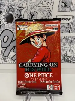 One Piece OP-13 Carrying On His Will Booster Pack ENGLISH New Loose Packs! - Image 1