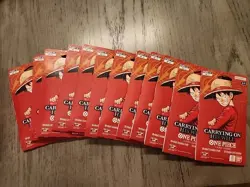 One Piece OP-13 CARRYING ON HIS WILL Sleeved Booster Packs Lot Of 12 NEW/SEALED - Image 1