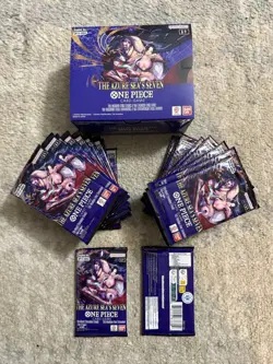 ONE PIECE CARD GAME THE AZURE SEA'S SEVEN BOOSTER BOX OP14 ENGLISH UNSEALED - Image 5