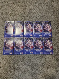 10x One Piece OP14 Sleeved Boosters + 4x OP14 Double Pack Set 9 - Image 1