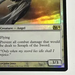 Seraph of the Sword 31/249 FOIL Card Core Set 2014 Magic the Gathering MTG - Image 5