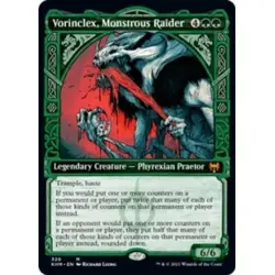 VORINCLEX, MONSTROUS RAIDER (SHOWCASE) Kaldheim KHM Magic MTG MINT CARD - Image 1