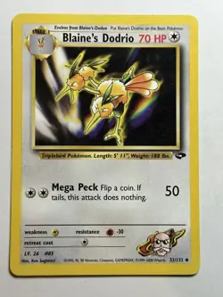 Blaine's Dodrio Gym Challenge 032/132 MP-LP Pokemon Card - Image 1