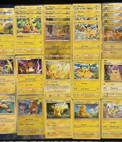 Pokemon Tcg Pikachu Card Lot (30) + Raichu - XY, SM, SWSH, SV - Foils, 10+ Sets - Image 3