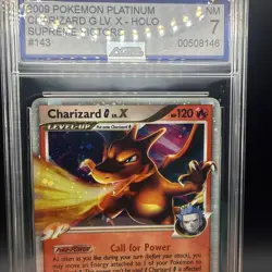 Pokemon TCG 2009 Charizard G LV.X Holo Card 143/147 Supreme Victors - Image 3