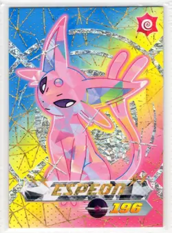 ESPEON - Cracked Ice Holo * Blue Pokedex Card - Limited Edition Flash Box Hit - Image 1