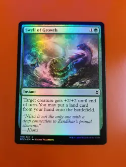 1x Swell of Growth | FOIL | Battle for Zendikar | MTG Magic Cards - Image 3