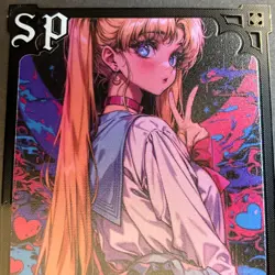 Goddess Story Gold METAL Card - Maiden Party - Serial Number #/100! Sailor Moon - Image 3