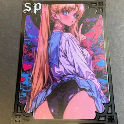 Goddess Story Gold METAL Card - Maiden Party - Serial Number #/100! Sailor Moon - Image 4