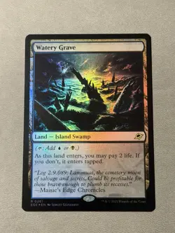 MTG 1x FOIL Watery Grave # 261 Edge of Eternities Magic the Gathering Card x1 NM - Image 1