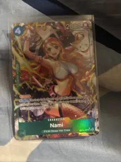 Nami Alt Art Op14-031 One Piece Card Game English Super Rare Near Mint - Image 1