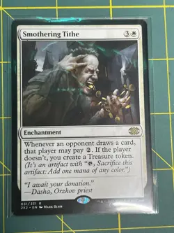 MTG Smothering Tithe Double Masters Card Magic the Gathering NM Condition - Image 1