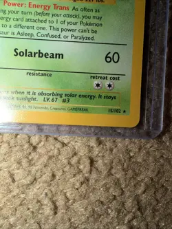 Venusaur 15/102 Celebrations 25th Anniversary Holo Foil Rare Pokemon Card - Image 5