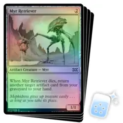 FOIL MYR RETRIEVER X4 Double Masters Magic MTG MINT CARD - Image 1