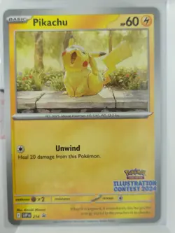 Pikachu Illustration Contest 2024 Promo SV: Scarlet & Violet Promo Cards 214 - Image 1