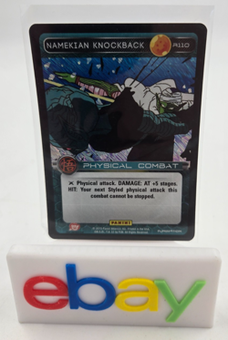 DBZ Dragon Ball Z TCG Card Panini Movie Collection R110 Namekian Knockback Foil - Image 1