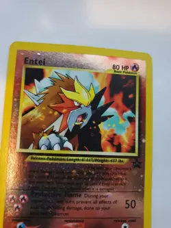 Entei Promo Holo Pokemon Card Base WOTC - Image 2