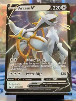 Arceus V SWSH306 SWSH: Sword & Shield Promo Cards Holo - Image 1