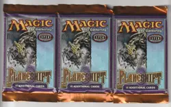 3 MTG Planeshift Sealed Booster Packs from Box - Magic - Factory Sealed Rare! - Image 1